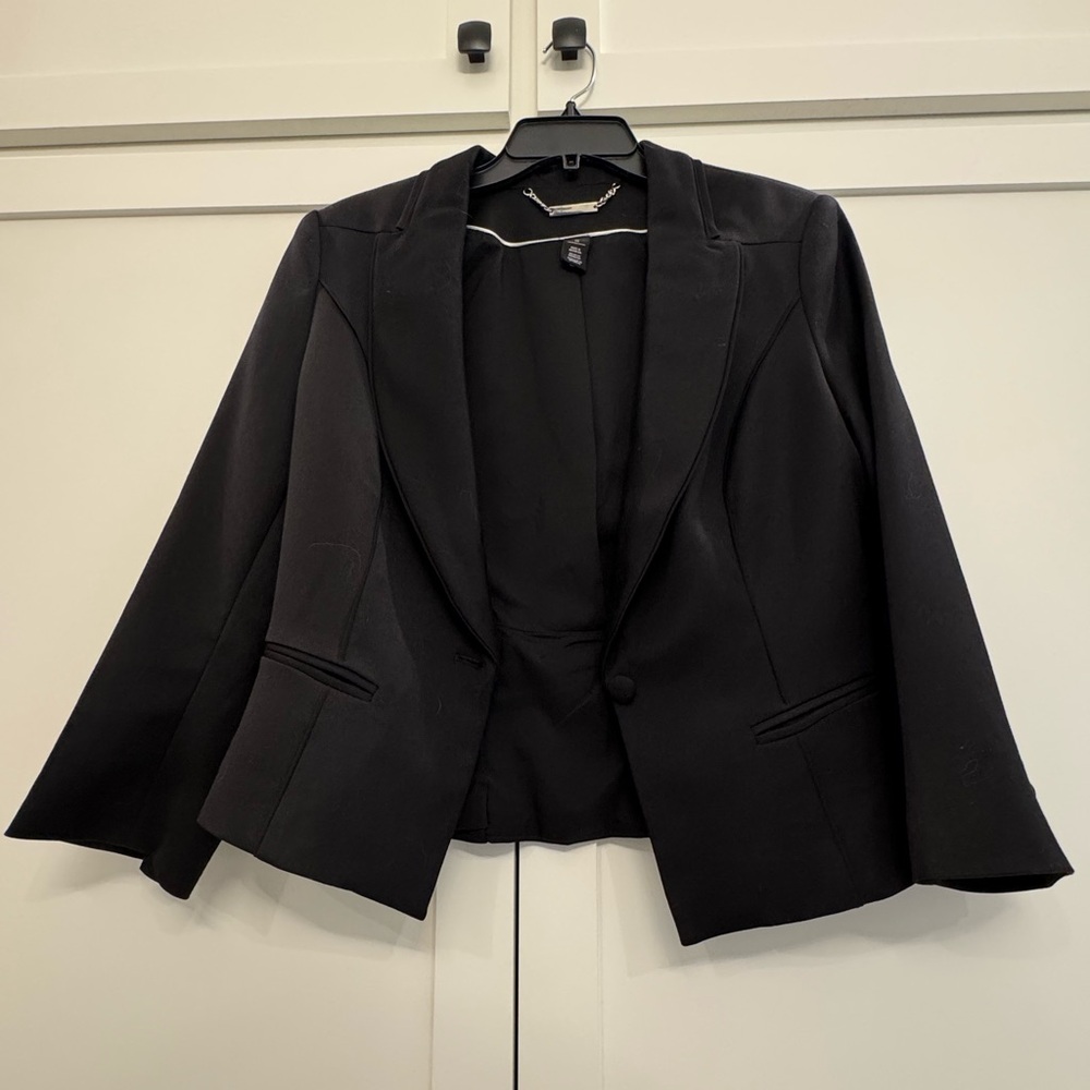 White House Black Market Black Women's Blazer